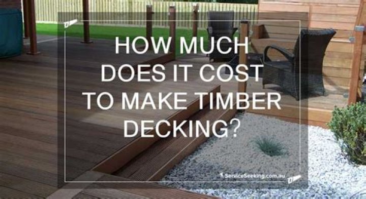 How much does timber decking cost