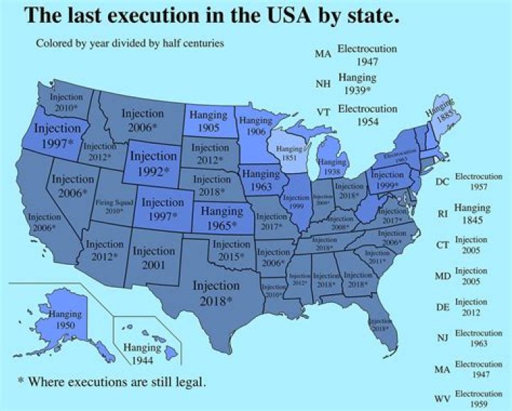 When was Texas last execution